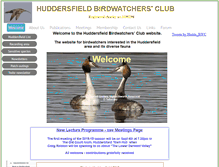Tablet Screenshot of huddersfieldbirdwatchersclub.co.uk